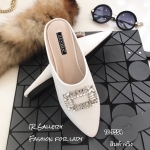 รองเท้าเปิดส้น Style Roger Viver (สีขาว)