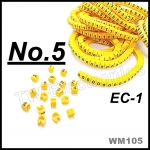 ตัวเลขมาร์คสาย No. 5 / EC-1 (WM105)