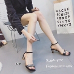 รองเท้ารัดข้อ Style Givenchy (สีดำ)