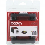 ขายถูก หมึกสี Color Ribbon YMCKO (100print/roll) สำหรับเครื่องพิมพ์บัตร Evolis Badgy200