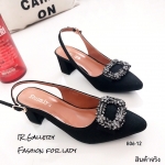 รองเท้าคัทชูกลิตเตอร์ Style Roger Vivier (สีดำ)