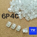 หัวโทรศัพท์ RJ11 (6P4C) / TEP001