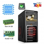 คอมสำหรับงานออกแบบ และเล่นเกมส์ WorkStation 8/16Core Ram 64G Rx 560 4G