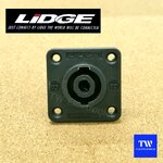 แจ็คลำโพงสปีคคอนติดแท่น (ตัวเมีย) สี่เหลี่ยมใหญ่ LIDGE / YM-116