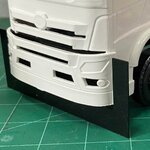 บังฝุ่นหน้า ยางจริง ใช้ติดรถสิบล้อหม่ำโมเดล