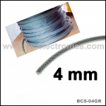 สายถัก 4 mm (สีเทา) / BCS-04GR