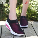 รองเท้าผ้าใบแฟชั่นเพื่อสุขภาพโลโก้S