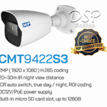 ขายถูก กล้องวงจรปิด CCTV HIP CMT9422S3 micro SD card slot, up to 128GB ประกัน1ปี
