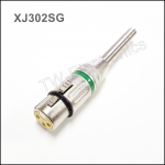 XLR ตัวเมีย ท้ายสปริง (คาดสีเขียว)