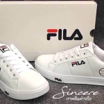รองเท้าผ้าใบ Style Fila ทรง sport Girl (สีดำ)