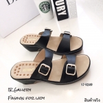 รองเท้าเพื่อสุขภาพสไตล์ลำลอง (สีดำ)