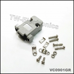 ฝาครอบ RS-232 (DB 9) สีเทา / VC0901GR