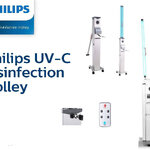 ขายถูก Philips UV-C Trolley โคมไฟฆ่าเชื้อโรค แบบแขนเดี่ยว (อุปกรณ์ฆ่าเชื้อชนิดรถเข็น แบบ 1 แขน)