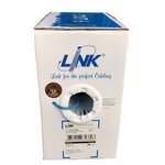 ขายถูก LINK US-9106A CAT6 UTP (250 MHz) w/Cross Filler, 24 AWG, CM Blue 305 M./Pull Bx.*ส่งฟรีเขต กทม.และปริมณฑล