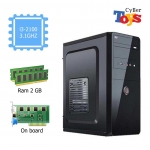 คอมประกอบ CORE i3-2100 @3.1 GHz Ram DDR3 2G การ์ดจอ onboard ต่อเนตดี เล่นเกมส์ได้