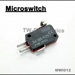 ไมโครสวิทช์ SVGO (มีก้านยาว14mm,มีล้อ) (สีดำ+แดง) / MWI012
