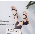 รองเท้าแตะคีบแต่งสายรัด (สีดำ)