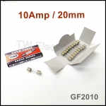 ฟิวส์แก้วสั้น 10Amp / 20mm (10หลอด)