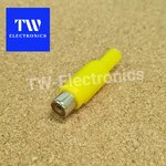 หัวRCA(ตัวเมีย)ยาง (4 mm) /สีเหลือง