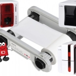 ขายถูก หมึกขาว White Monochrome Ribbon (1000 Cards/Roll) สำหรับเครื่องพิมพ์บัตร Evolis Zenius and Primacy