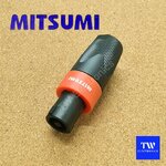 ปลั๊กลำโพงสปีคคอน (ตัวผู้) สีแดง / MITSUMI