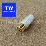 RCA ตัวผู้ Dynacom ขาวมุก (ขนาด 4mm)