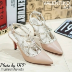 รองเท้า Valentino Ankle Straps (สีครีม)