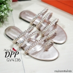 รองเท้าแตะโซ่ Style Givenchy (สีโอลด์โรส)