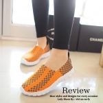 พร้อมส่ง : รองเท้าเพื่อสุขภาพ รุ่นzara (สีส้ม)