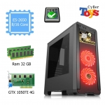 คอมสำหรับงานออกแบบ และเล่นเกมส์ WorkStation 8/16Core Ram 32G GTX 1050TI