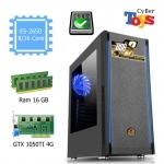 คอมสำหรับงานออกแบบ และเล่นเกมส์ WorkStation 8/16Core Ram 16G GTX 1050TI