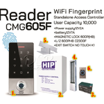 ขายถูก HIP เครื่องสแกนลายนิ้วมือ ทาบบัตร ควบคุมประตู รุ่น CMG605F WiFi Fingerprint รองรับเชื่อมต่อผ่านสัญญาณ WIFI กับแอปพลิเคชั่น สำเนา