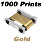 ขายถูก หมึกทอง Gold Monochrome Ribbon (1000 Cards/Roll) สำหรับเครื่องพิมพ์บัตร Evolis Zenius and Primacy