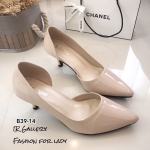 รองเท้าคัทชูเว้าข้าง (สีครีม)