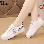 รองเท้าผ้าใบหมี Teddy (สีชมพู)