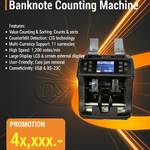 ขายถูก เครื่องนับและแยกธนบัตร ยูนิ-สมาร์ท UNI-SMART US-190