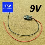 ขั้วถ่าน 9V ฝาแข็ง / BHS-9V-B