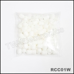 ฝาครอบRCA สีขาว (100 ชิ้น) / RCC01W