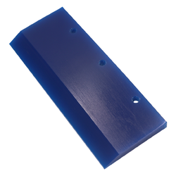 T7-011 Bevelled Squeegee Blade With Holes 5 inches