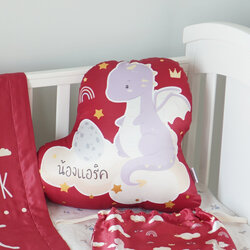หมอนสั่งทำใส่ชื่อ ลาย Dragon with Egg