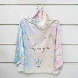 ผ้าคลุมให้นม 3in1 (รุ่นมีกระดุม ถอดโครงได้) แบบสั่งทำใส่ชื่อ ลาย Dragon - Cotton Candy