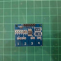 TTP224 4-channel capacitive touch