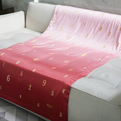 ผ้าห่ม เลขมงคล - Lucky Number - Gradient Red
