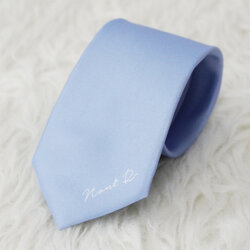 เนคไท สั่งทำใส่ชื่อ ขนาด 3" - Minimal - Indigo