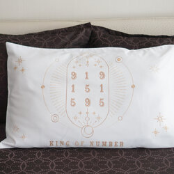 ปลอกหมอนหนุน ลาย เลขมงคล Lucky Number