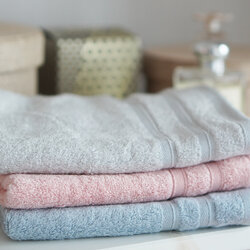 ผ้าขนหนูพร้อมส่ง/ปักชื่อ รุ่น Pastel Hair Towel