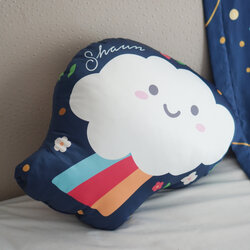 หมอนสายรุ้ง Cloud with Rainbow - Navy