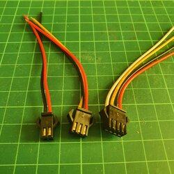 SM2.54 2P (male) 100mm Connector