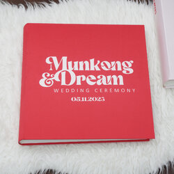 สมุดเซ็น สมุดอวยพร แบบสั่งทำใส่โลโก้ สำเนา