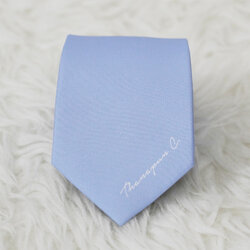 เนคไท สั่งทำใส่ชื่อ ขนาด 3.5" - Minimal - Indigo